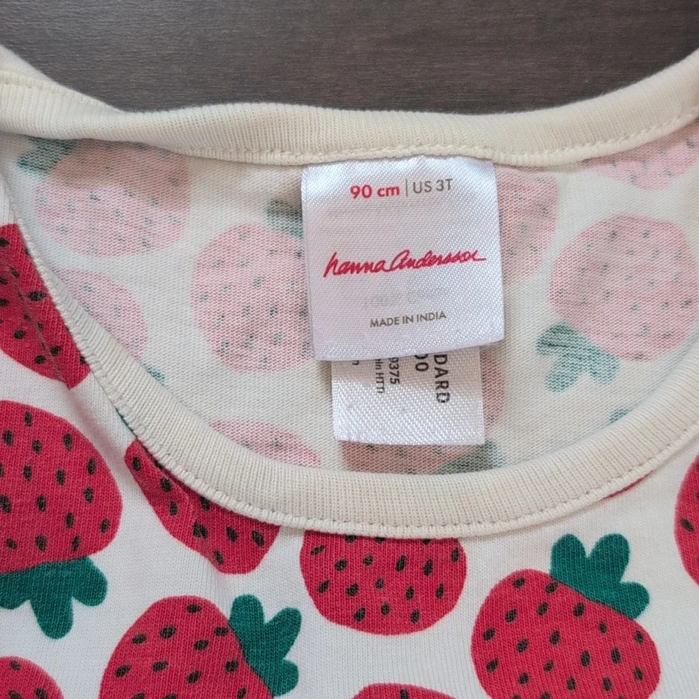 Hanna Andersson 3T Strawberry Playground Dress with Pockets - Picture 3 of 7